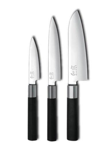 Kai Wasabi Black Σετ Μαχαιριών Γενικής Χρήσης 3 τμχ Kai Wasabi Black Σετ Μαχαιριών Γενικής Χρήσης 3 τμχ