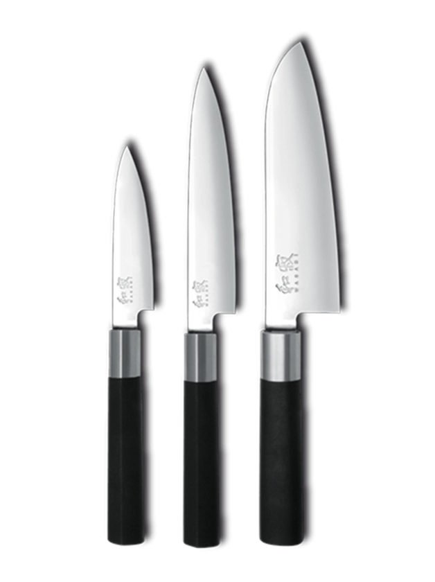 Kai Wasabi Black Σετ Μαχαιριών Γενικής Χρήσης 3 τμχ Kai Wasabi Black Σετ Μαχαιριών Γενικής Χρήσης 3 τμχ
