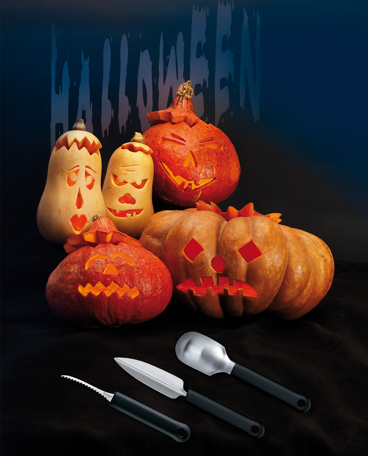 Triangle Carving Set For Pumkins 3 pieces Triangle Carving Set For Pumkins 3 pieces