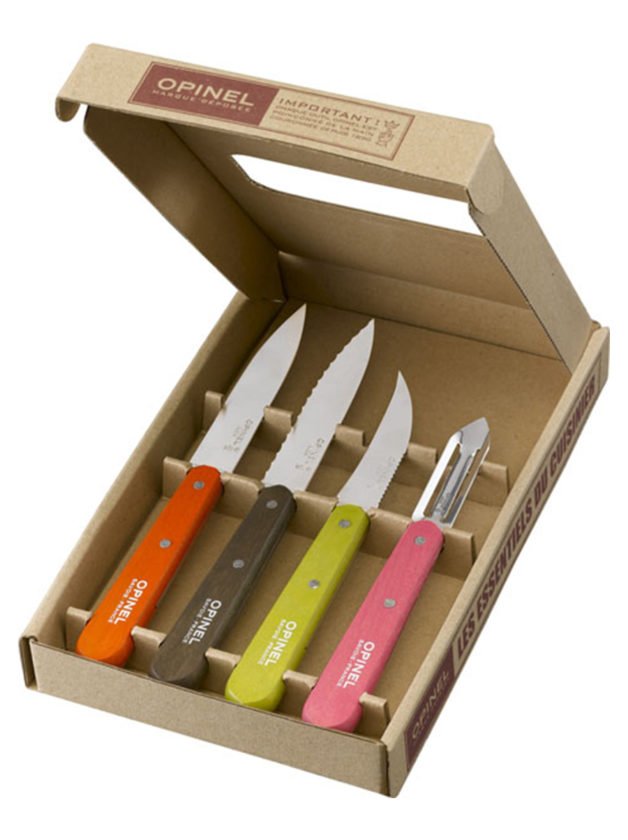 Opinel Les Εssentials 50's Set Of 4 Kitchen Knives Opinel Les Εssentials 50's Set Of 4 Kitchen Knives