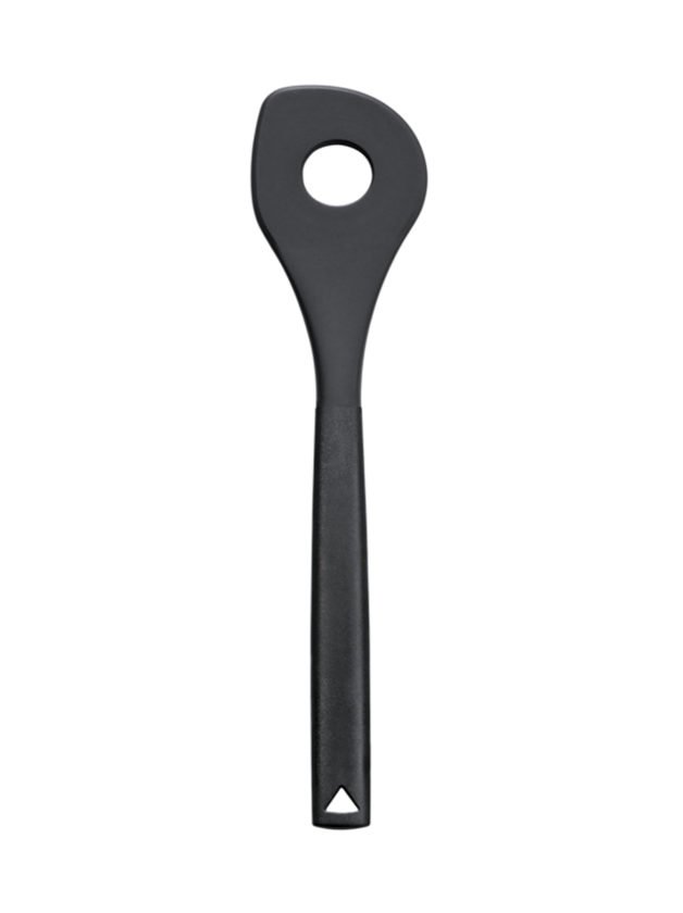 Κουτάλι σιλικόνης, ανάμειξης μαύρο Κουτάλι σιλικόνης, ανάμειξης μαύρο