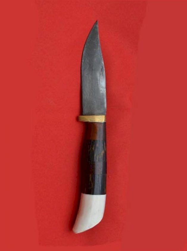 Δαμασκηνό Μαχαίρι Τσέπης 180 Στρώσεων 9 εκ Δαμασκηνό Μαχαίρι Τσέπης 180 Στρώσεων 9 εκ