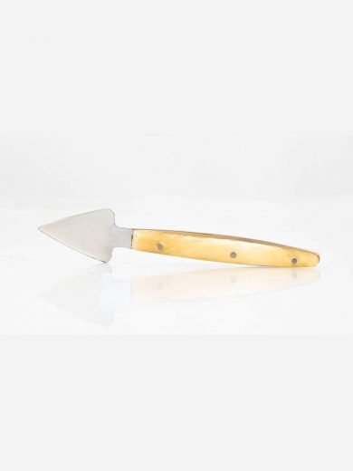 Χειροποίητη Ιερατική Λόγχη Ανοξείδωτη με Λαβή Από Κέρατο Κριού