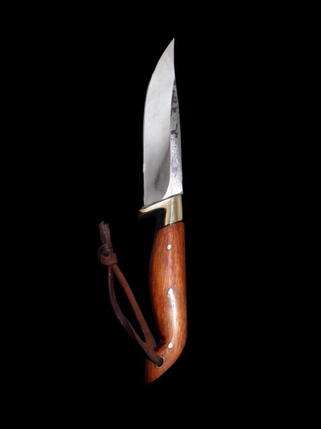 Brute de Forge hunting knife made of rose tree wood, 5mm Brute de Forge hunting knife made of rose tree wood, 5mm
