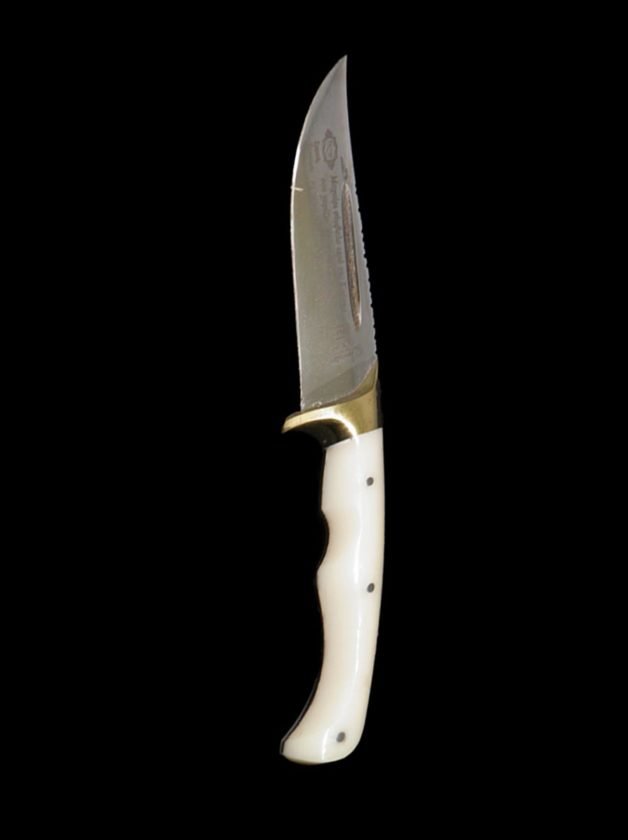 Traditional Cretan hunting knife with Plexi Glass handle Traditional Cretan hunting knife with Plexi Glass handle