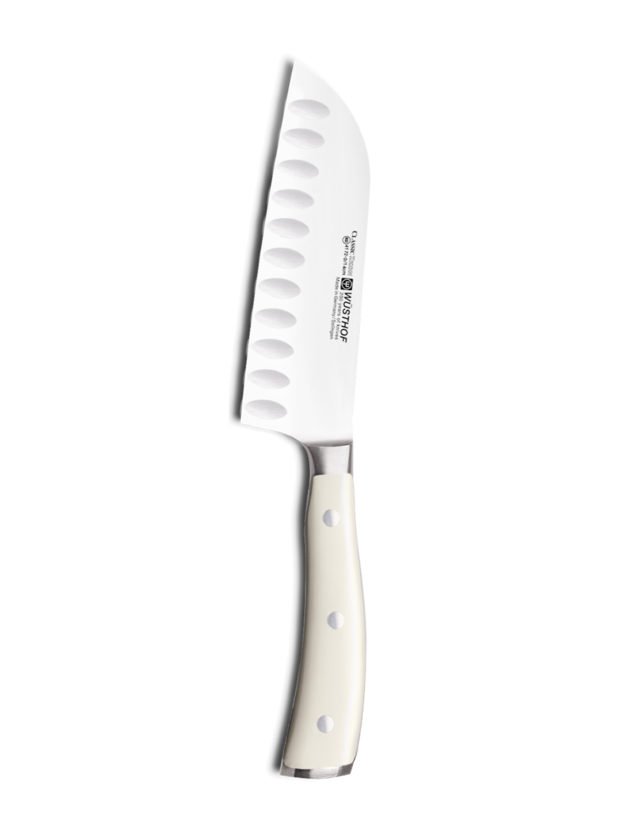 Wusthof Classic Ikon Creme Μαχαίρι Γενικής Χρήσης Santoku Με Εσοχές Σε Διάφορα Μεγέθη Wusthof Classic Ikon Creme Μαχαίρι Γενικής Χρήσης Santoku Με Εσοχές Σε Διάφορα Μεγέθη