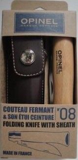 Opinel Traditional Inox Σουγιάς Με Λαβή Από Οξιά Και Θήκη Για Ζώνη N°08 Opinel Traditional Inox Σουγιάς Με Λαβή Από Οξιά Και Θήκη Για Ζώνη N°08