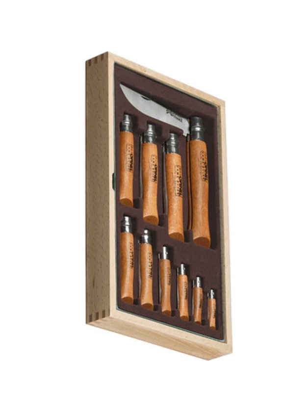 Opinel Traditional Carbon Steel Show Case Opinel Traditional Carbon Steel Show Case