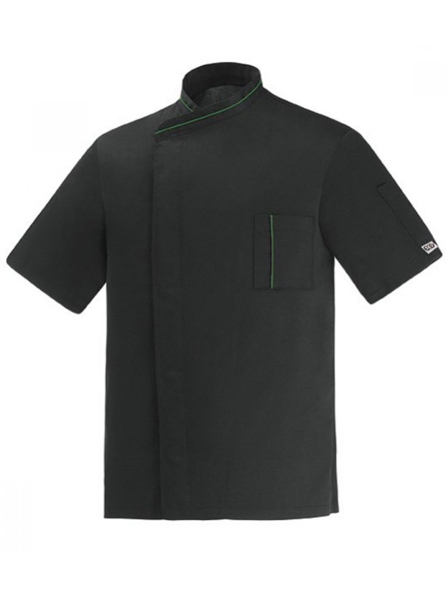 Egochef Chef Jacket Microtec MM Black Egochef Chef Jacket Microtec MM Black