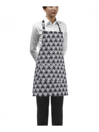 Egochef Bib Apron Short With Prints Geko