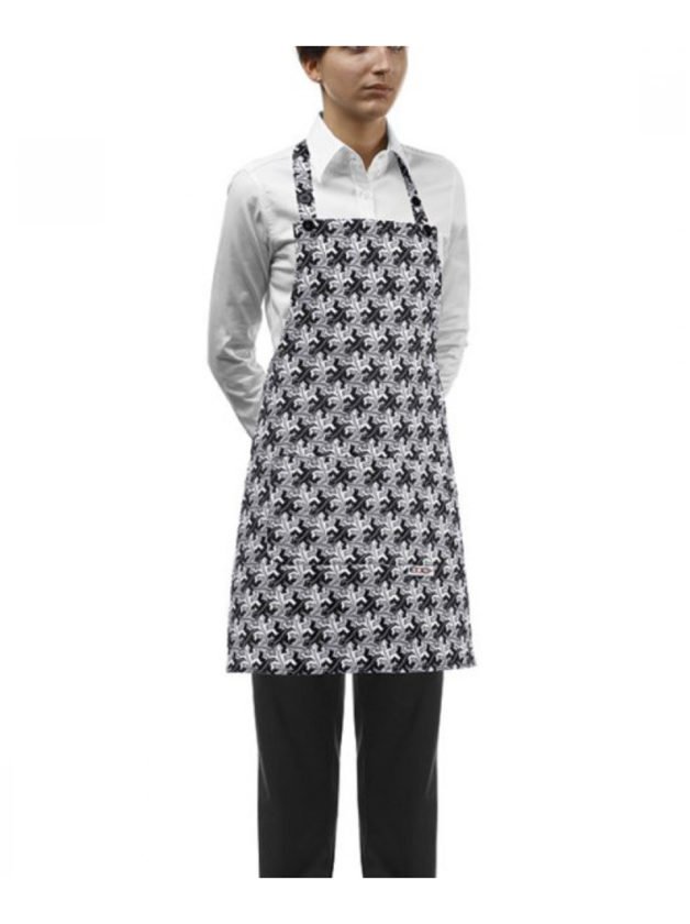 Egochef Bib Apron Short With Prints Geko Egochef Bib Apron Short With Prints Geko