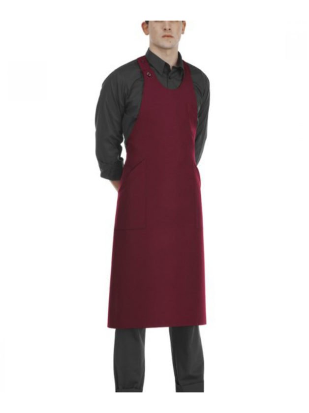 Egochef Bib Apron Long Sommelier Bordeaux Egochef Bib Apron Long Sommelier Bordeaux