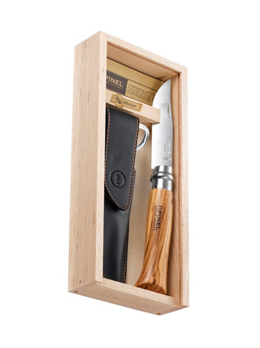 Opinel Traditional Classic Wood Σουγιάς Σε Κασετίνα Ξύλινη Με Τζάμι Και Λαβή Από Ελιά N°08 Opinel Traditional Classic Wood Σουγιάς Σε Κασετίνα Ξύλινη Με Τζάμι Και Λαβή Από Ελιά N°08