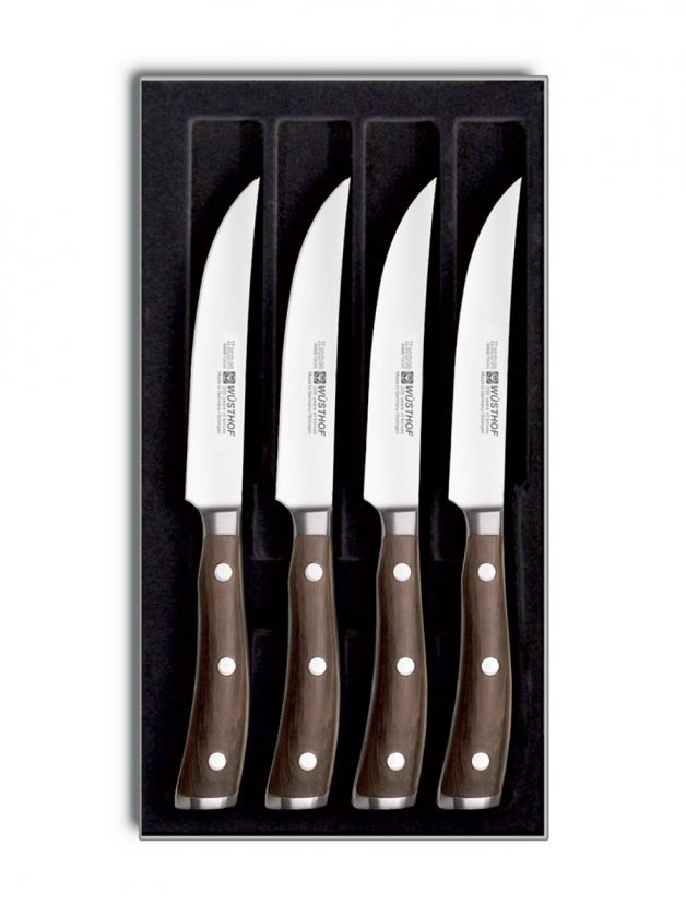 Wusthof Ikon Steak Knives Set 4 Pieces 12 cm Wusthof Ikon Steak Knives Set 4 Pieces 12 cm