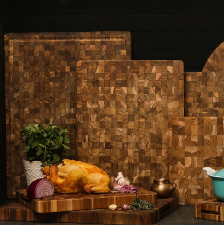 TeakHaus Butcher Block Cutting Board 40,5x30,5x4 cm TeakHaus Butcher Block Cutting Board 40,5x30,5x4 cm