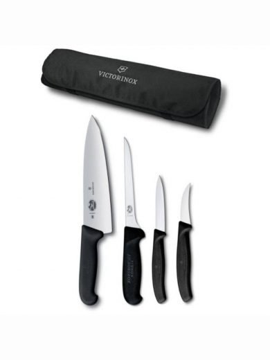 Victorinox Kitchen Knife Set 4 pcs With Storage Case Offer for Students Victorinox Kitchen Knife Set 4 pcs With Storage Case Offer for Students