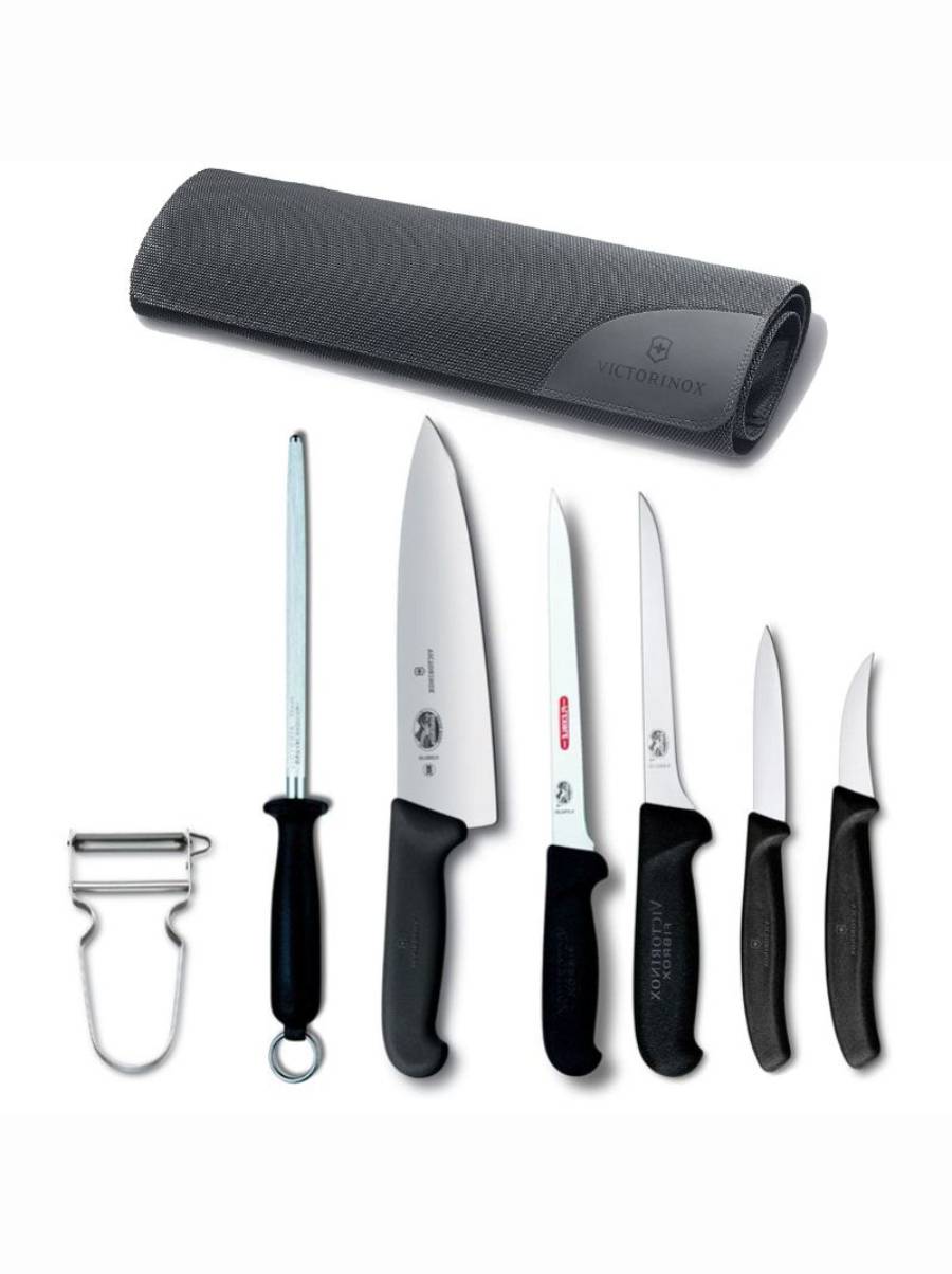 Victorinox Σετ Μαχαίρια Για Σεφ Και Θήκη Μεταφοράς Προσφορά Για Σπουδαστές 7 τμχ Victorinox Σετ Μαχαίρια Για Σεφ Και Θήκη Μεταφοράς Προσφορά Για Σπουδαστές 7 τμχ