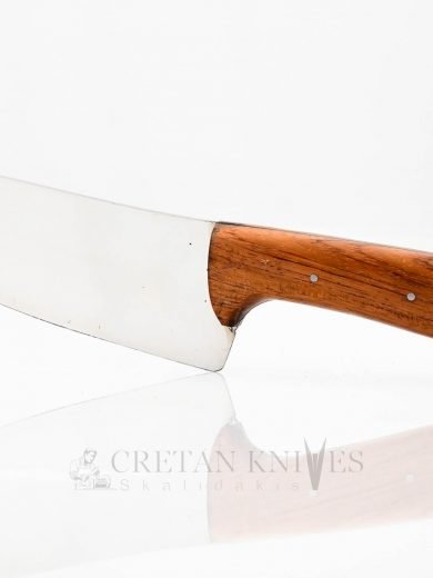 Χειροποίητο Μαχαίρι Chef 18 εκ, Ανοξείδωτη Λεπίδα και Λαβή απο Ξύλο Τριανταφυλλίας. CretanKnives Skalidakis Χειροποίητο Μαχαίρι Chef 18 εκ, Ανοξείδωτη Λεπίδα και Λαβή απο Ξύλο Τριανταφυλλίας. CretanKnives Skalidakis