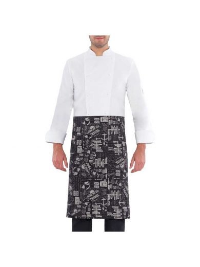 Giblor's Waist Apron Praga Black With Prints Travel Giblor's Waist Apron Praga Black With Prints Travel