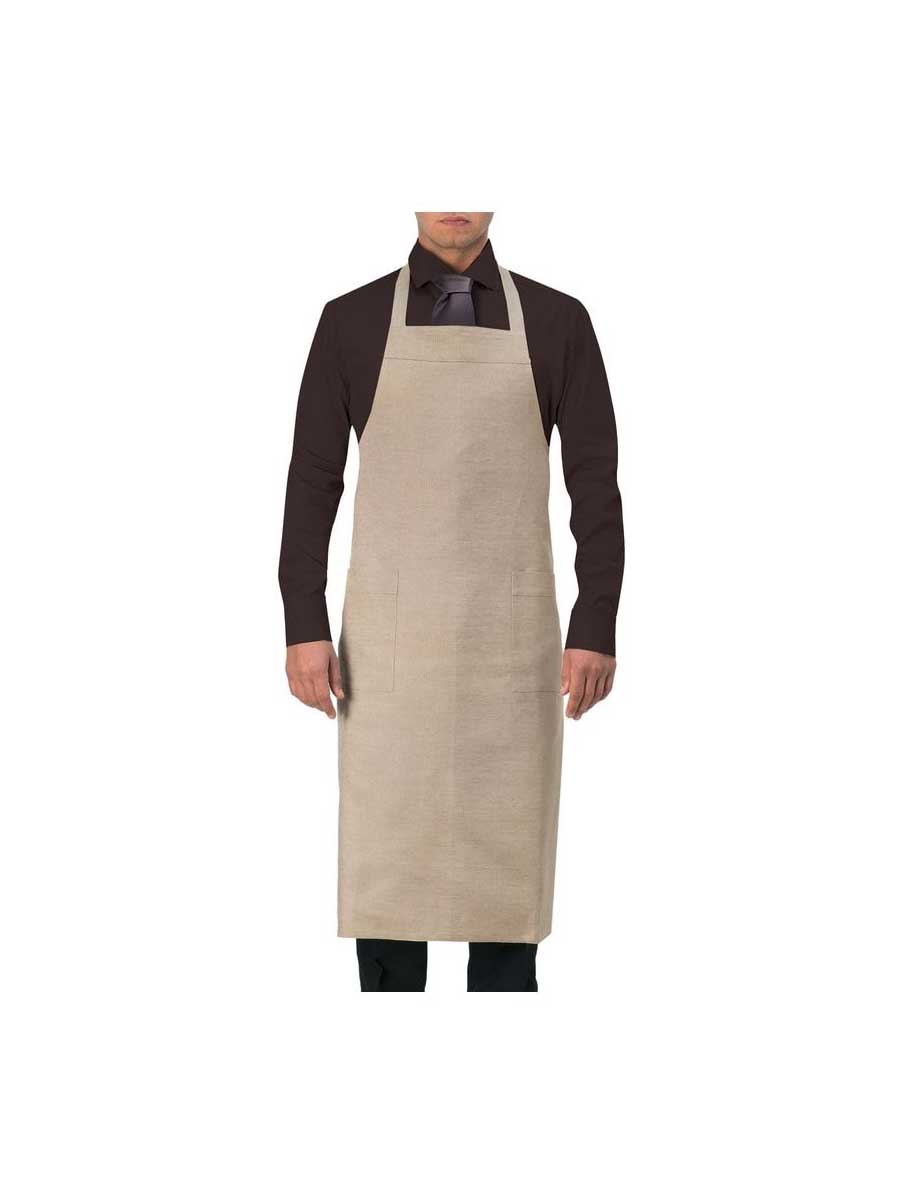 Giblor's Bib Apron Long Brown Giblor's Bib Apron Long Brown