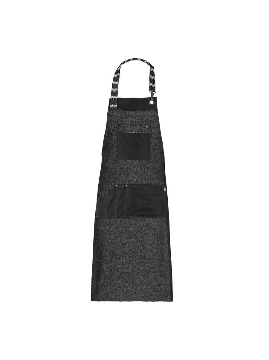 Giblor's Bib Apron Long Tuscon Black Giblor's Bib Apron Long Tuscon Black