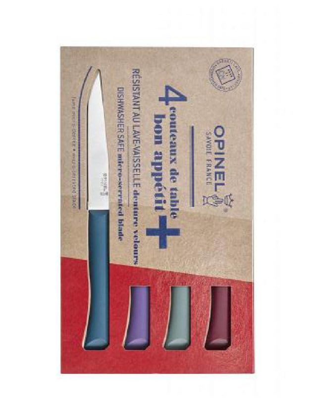 Opinel Bon Appétit Glam Set Of 4 Table Knives N°125 Opinel Bon Appétit Glam Set Of 4 Table Knives N°125