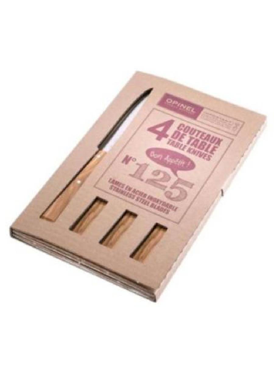 Opinel Bon Appetit Σετ Μαχαιριών Φαγητού Με Λαβή Από Ελιά Ν°125 Opinel Bon Appetit Σετ Μαχαιριών Φαγητού Με Λαβή Από Ελιά Ν°125