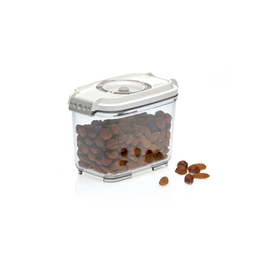 Status, Vacuum Food Storage Container Rectangular 800ml White Status, Vacuum Food Storage Container Rectangular 800ml White