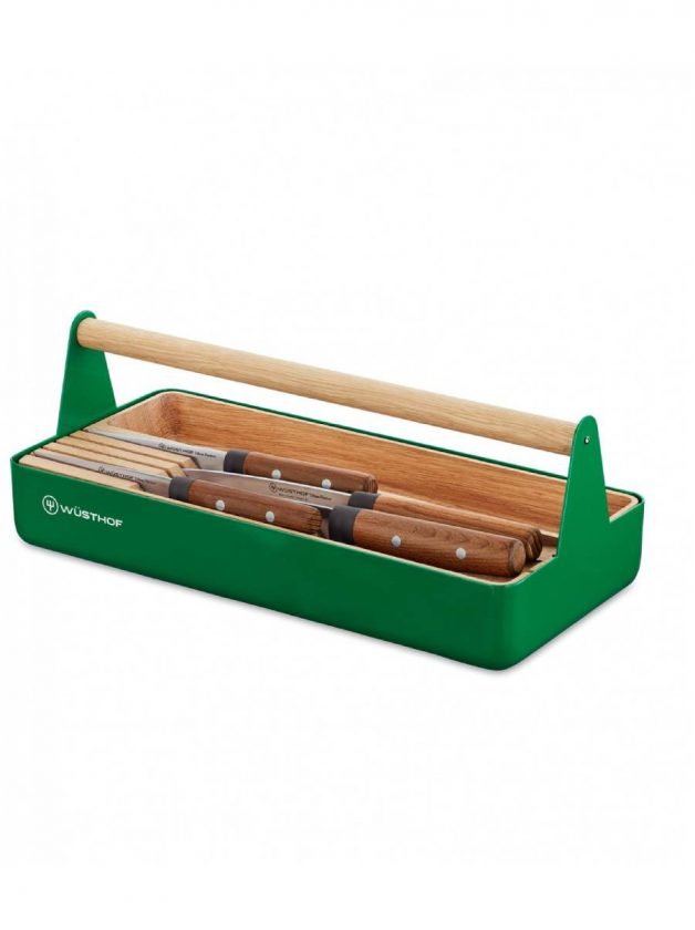 Wusthof Urban Farmer Storage Basket 4 Slots With 4 Knives Wusthof Urban Farmer Storage Basket 4 Slots With 4 Knives