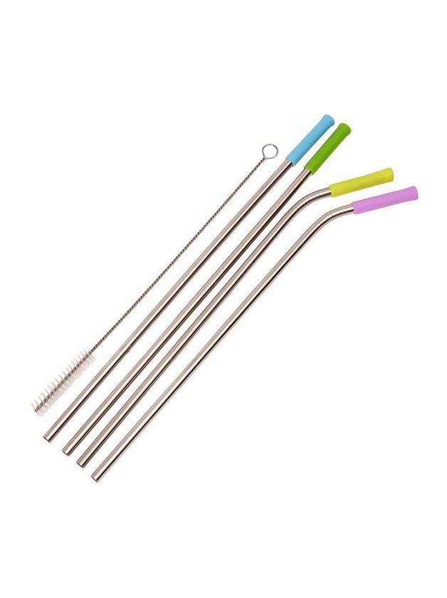 Dexam Straws And Cleaning Brush Set 4 pcs Dexam Straws And Cleaning Brush Set 4 pcs
