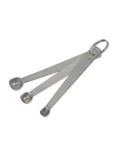 Dexam Μεζούρες Κουταλάκια Ανοξείδωτες Σετ 3 τμχ